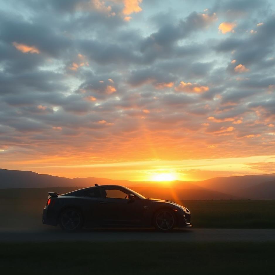 Dream : Rising with car in the dream