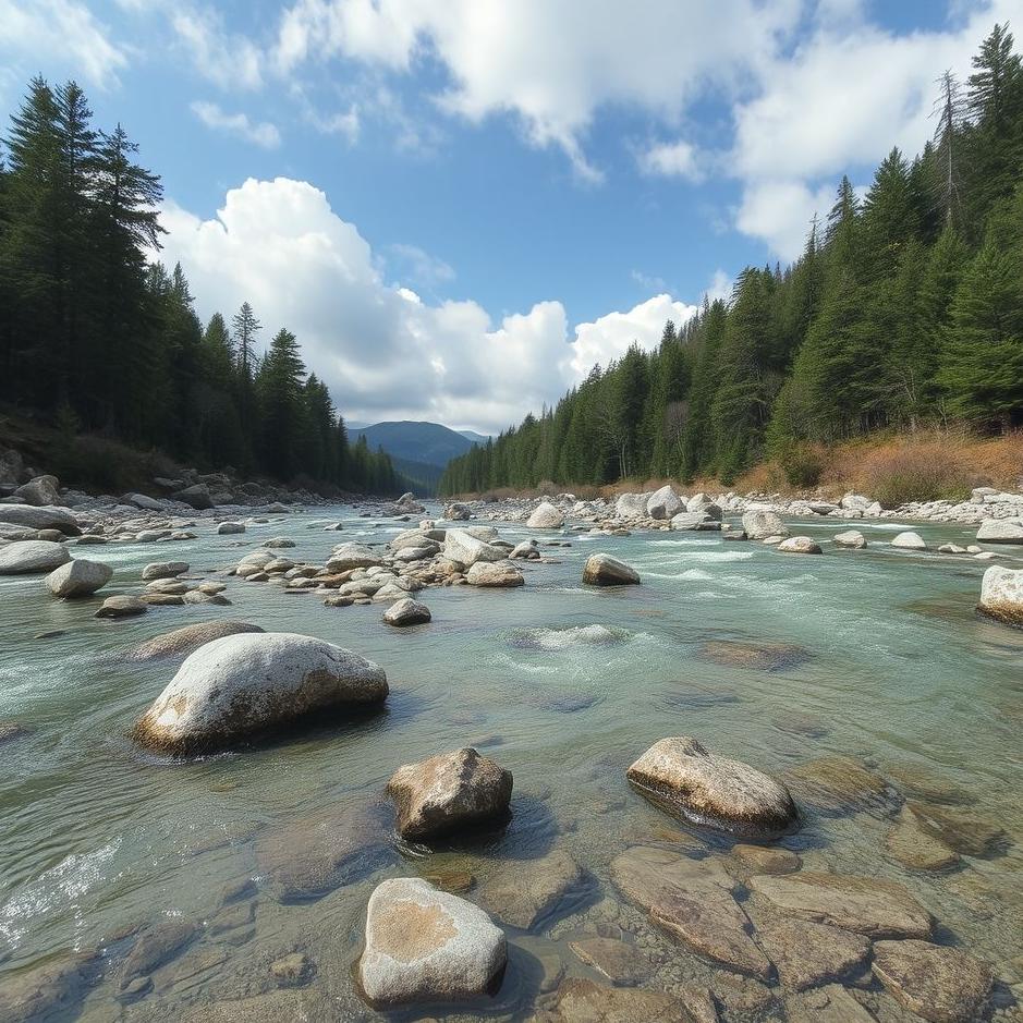 Dream : River bed in a dream