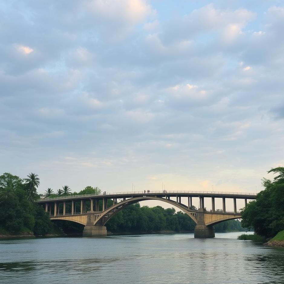 Dream : River bridge in a dream