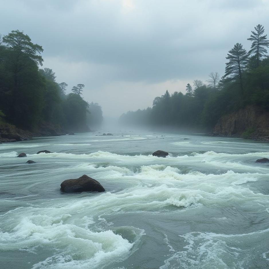 Dream : River flood in a dream