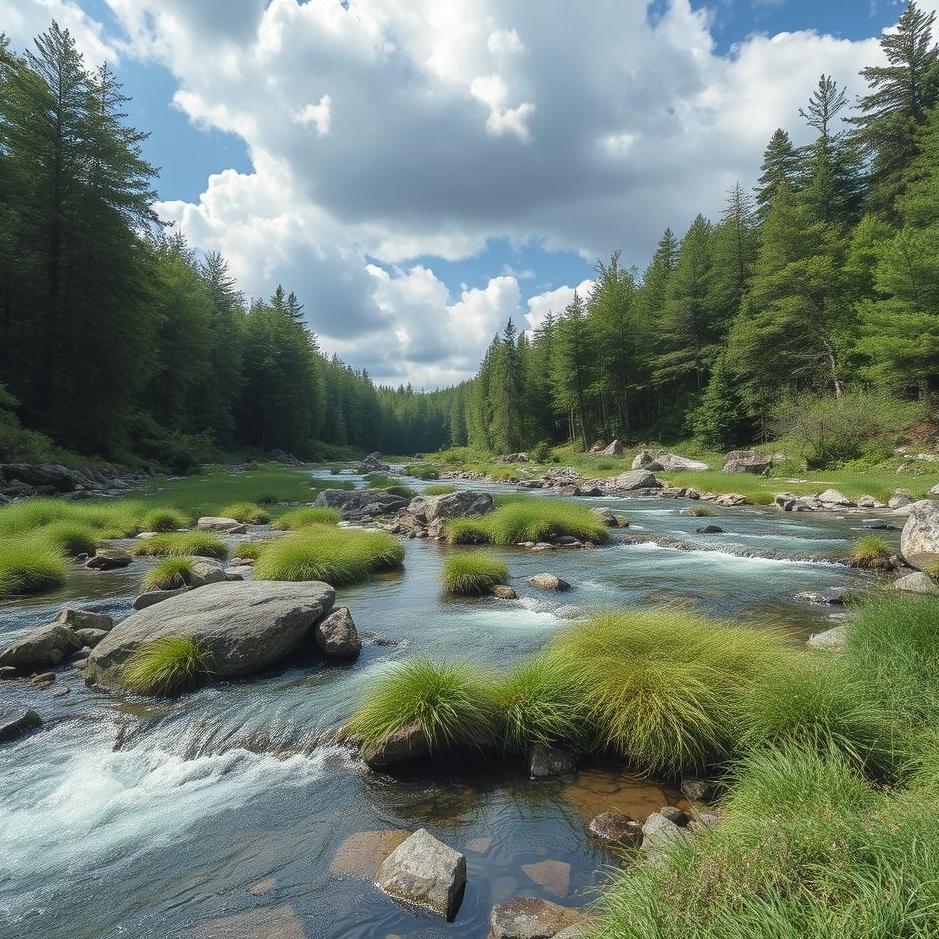 Dream : River stream in a dream