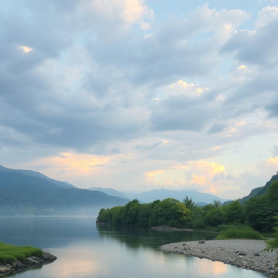 Dream : River view in a dream