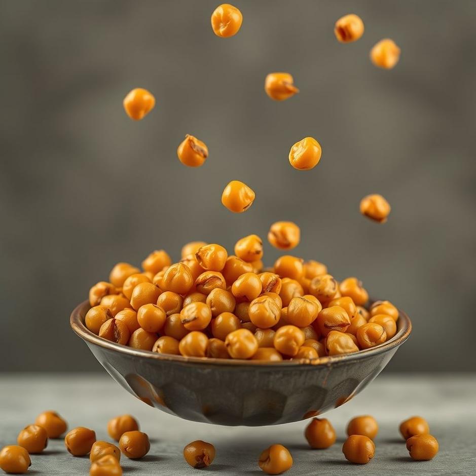 Dream : Roasted chickpeas falling in a dream
