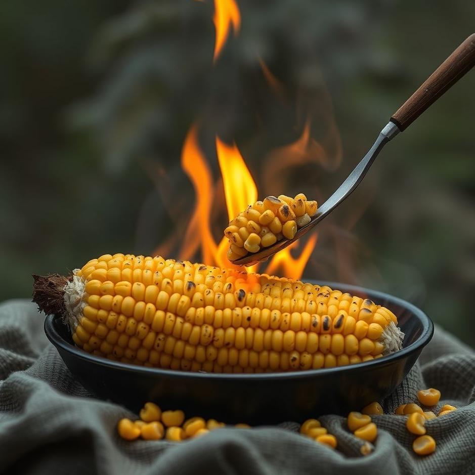 Dream : Roasted corn and eating it in a dream