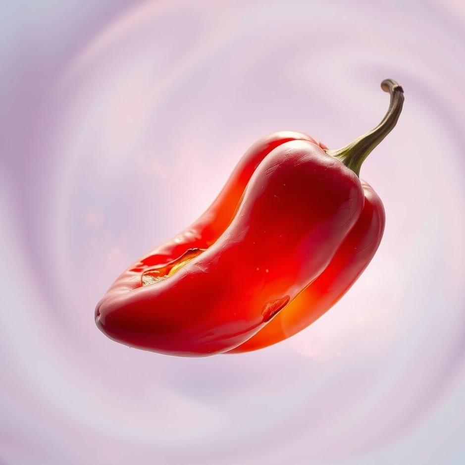 Dream : Roasted red pepper in a dream