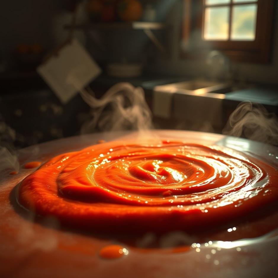 Dream : Roasted tomato paste in a dream