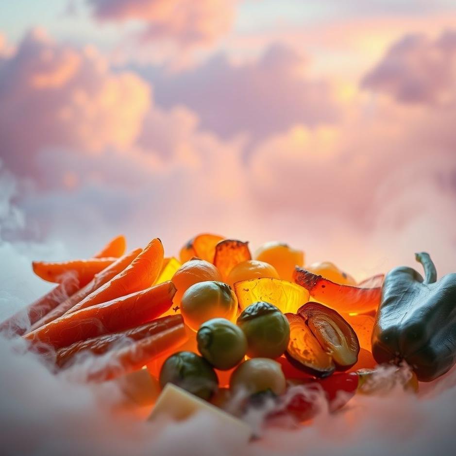 Dream : Roasted vegetables in a dream