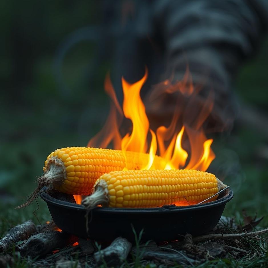 Dream : Roasting corn in a dream