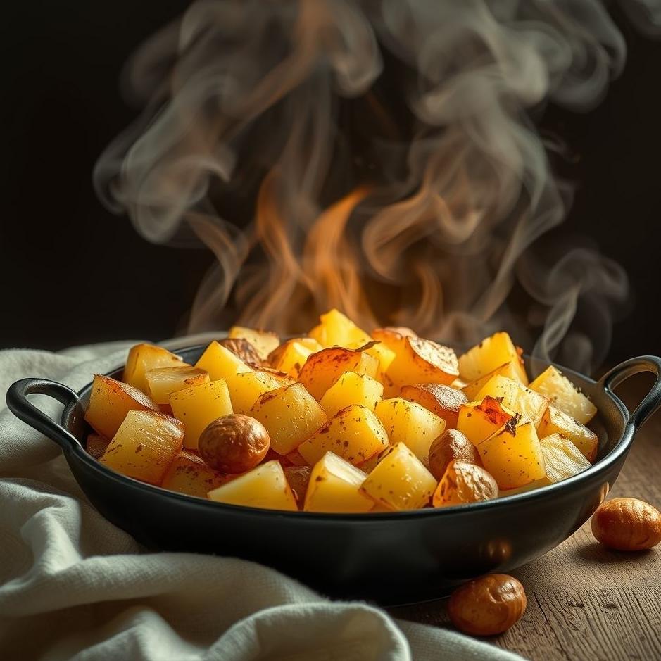 Dream : Roasting potatoes in a dream