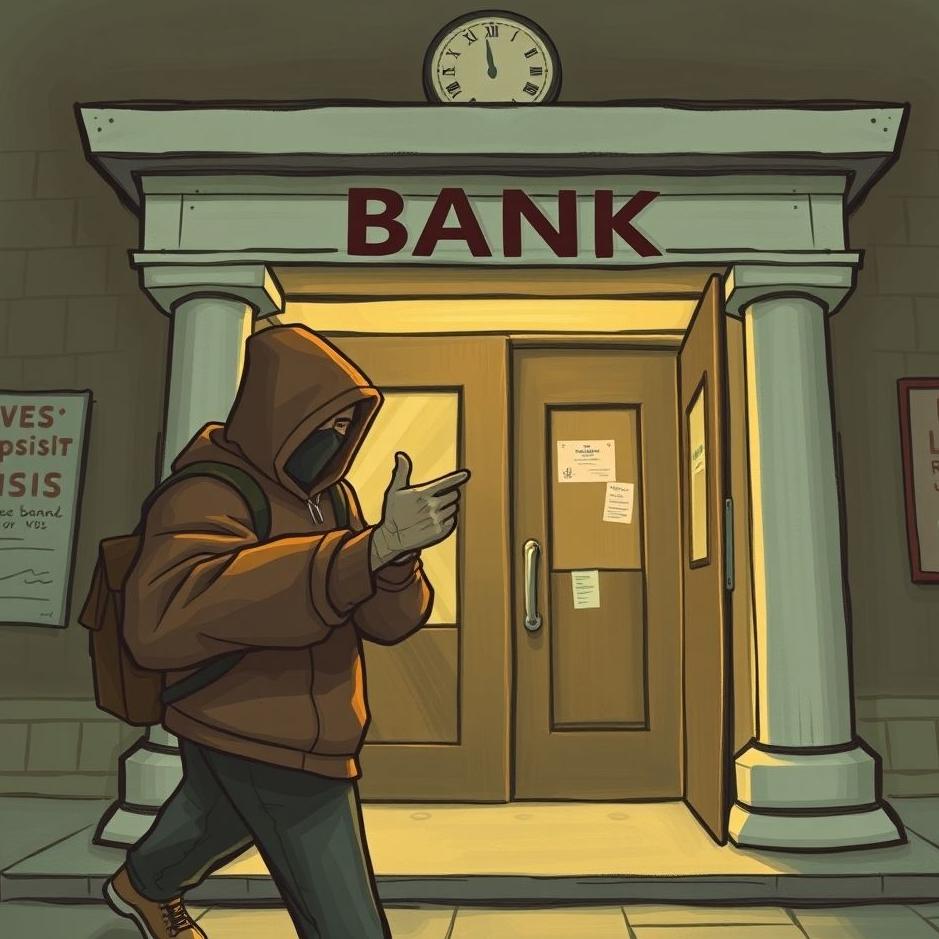 Dream Dictionary : Robbing a bank and getting caught