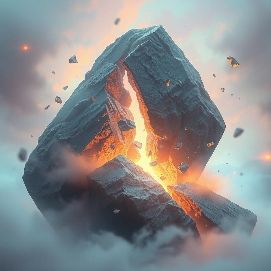 Dream : Rock breaking in a dream