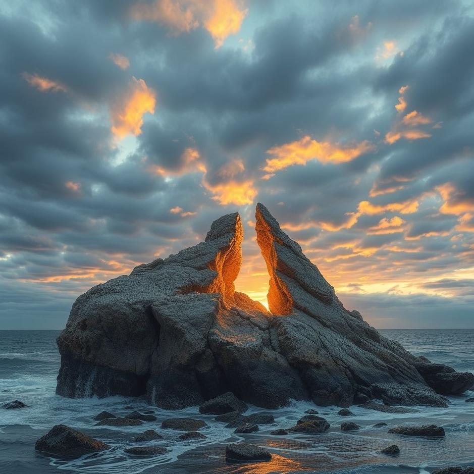 Dream : Rock breaking up in a dream