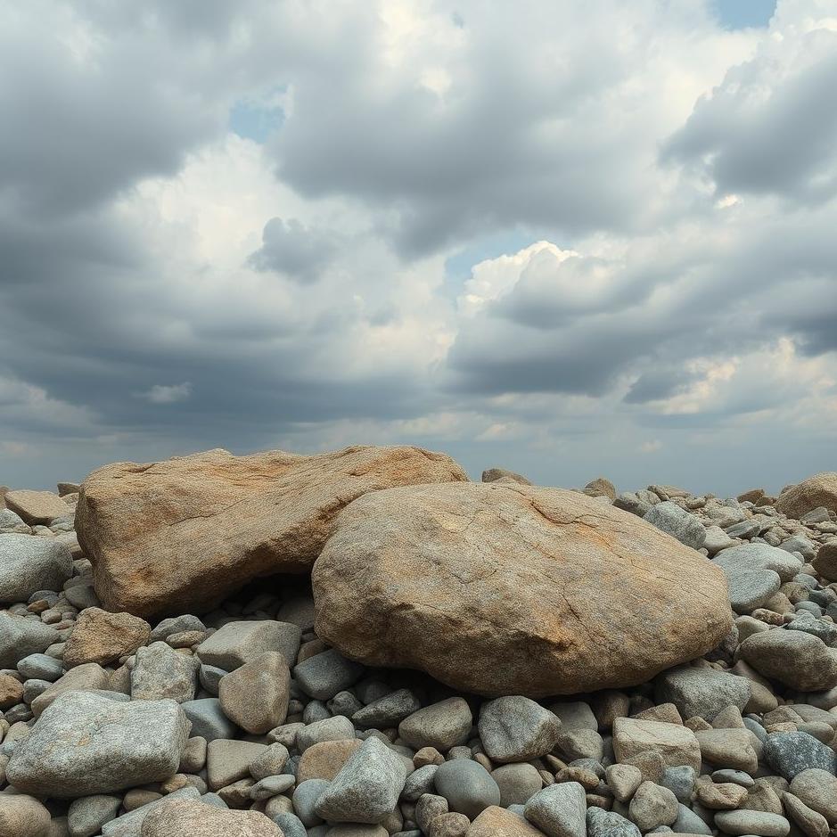 Dream : Rocks and stones in a dream