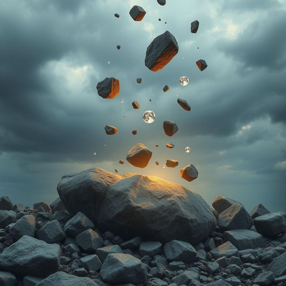 Dream : Rocks falling on you in a dream