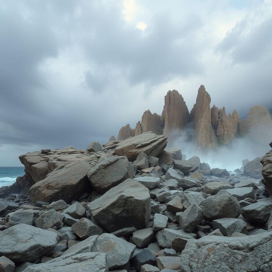 Dream : Rocky places in a dream