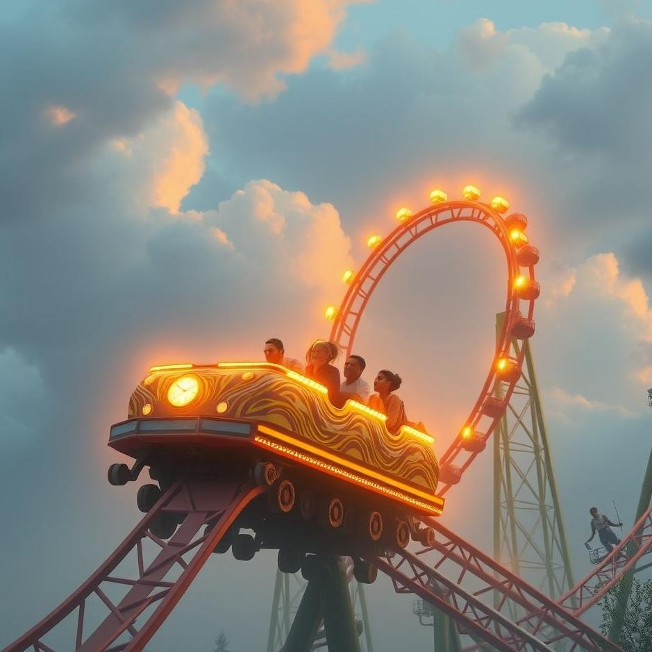 Dream : Rollercoaster ride in a dream