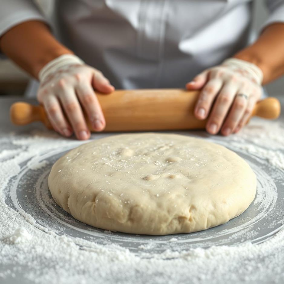 Dream : Rolling dough with starch in your dream