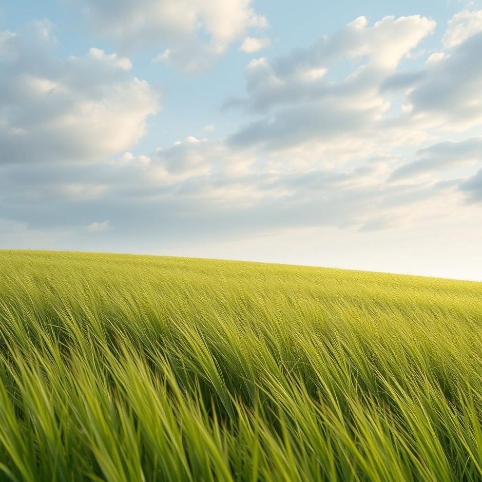 Dream : Rolling grass in a dream