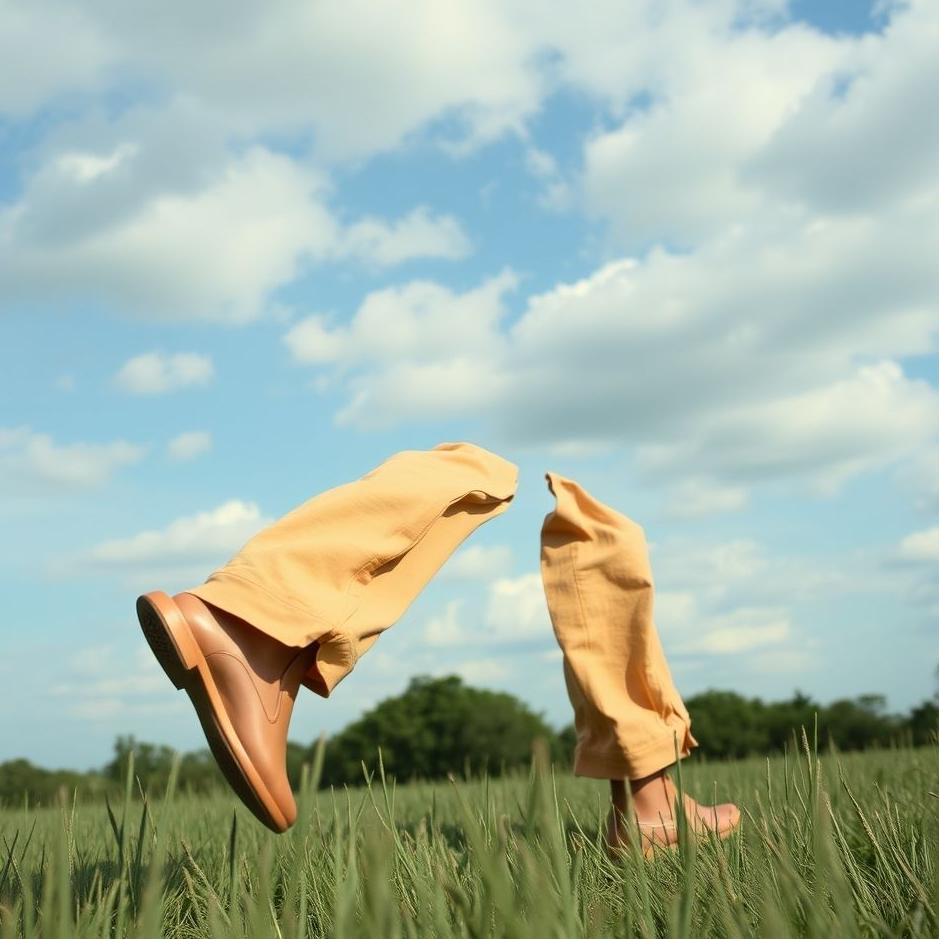 Dream : Rolling up trouser legs in a dream