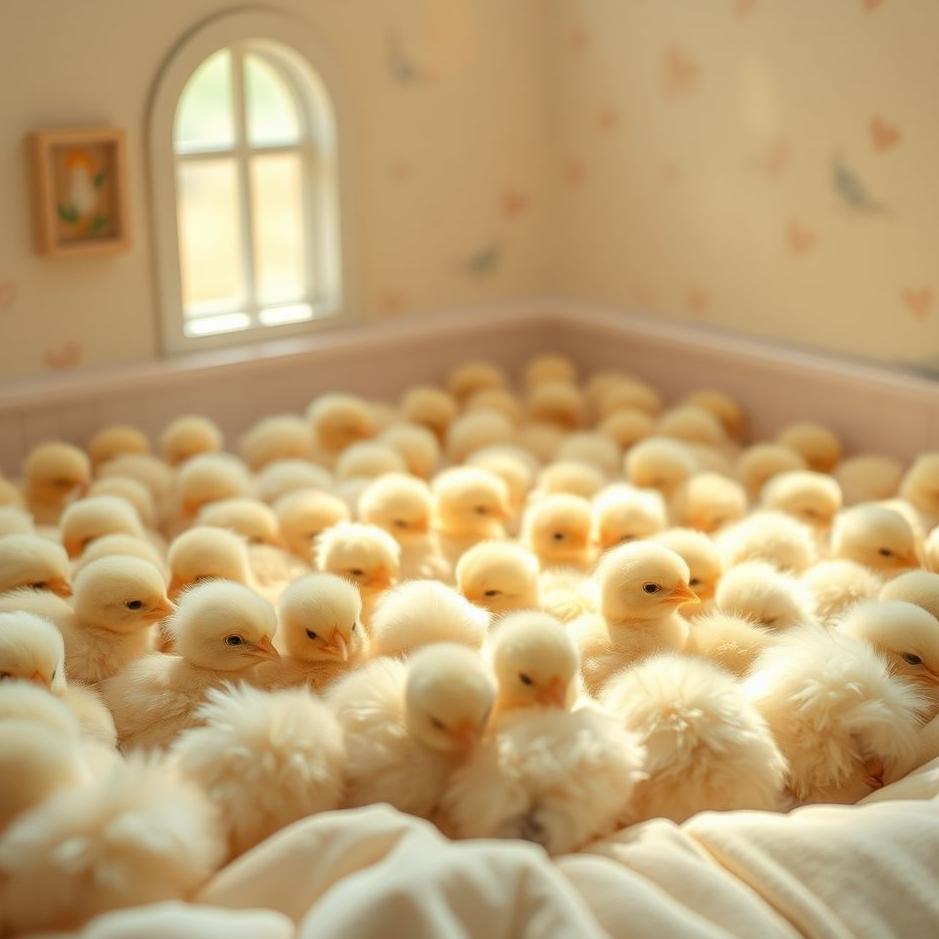 Dream : Room full of chicks in a dream
