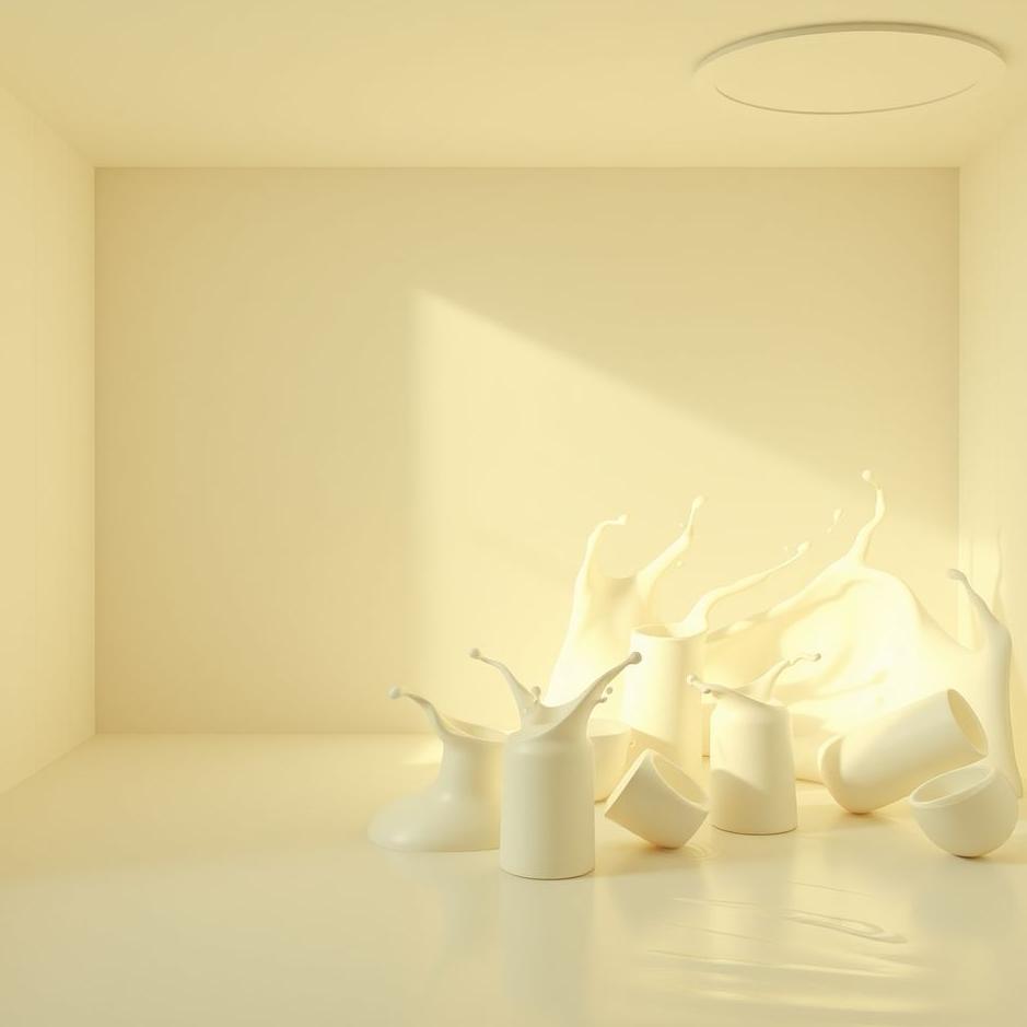 Dream : Room full of milk in a dream