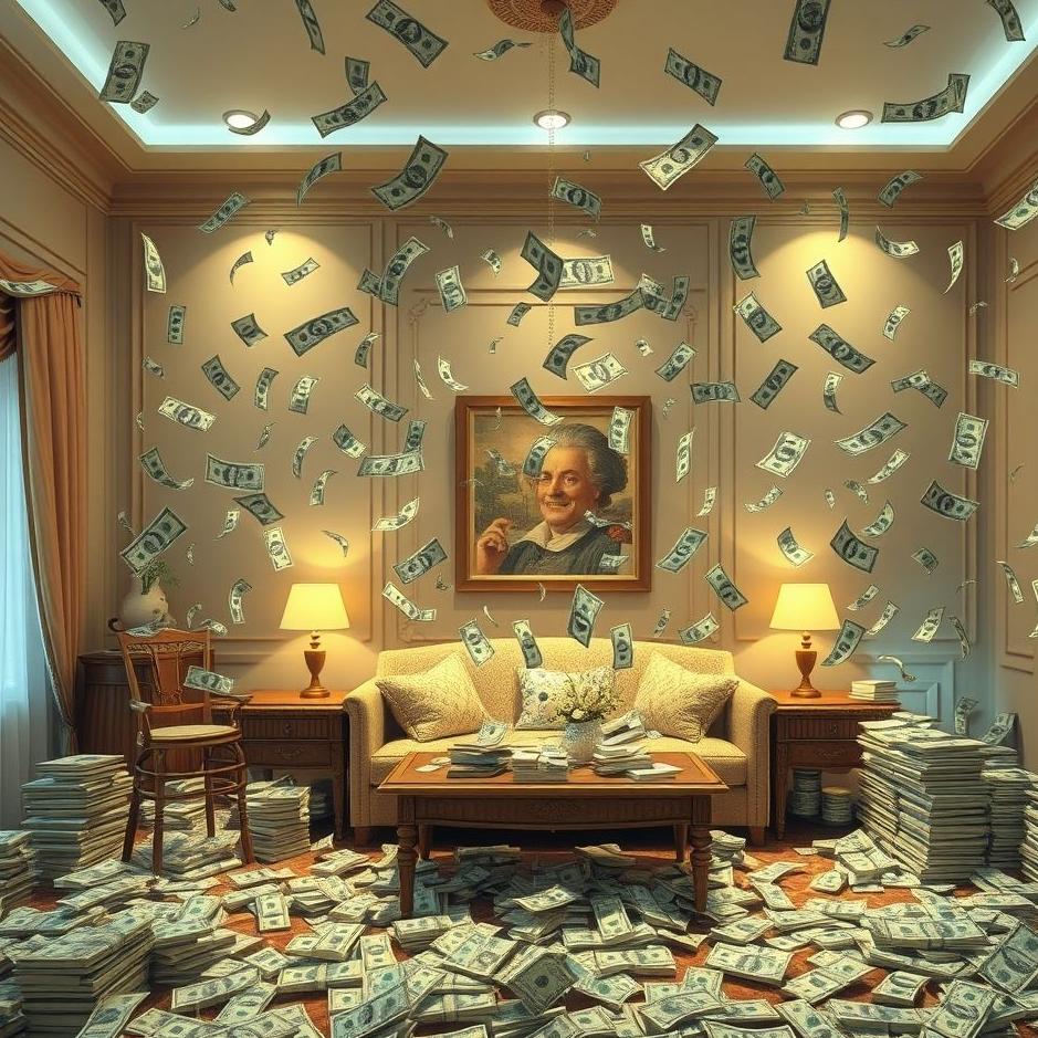 Dream : Room full of money in a dream