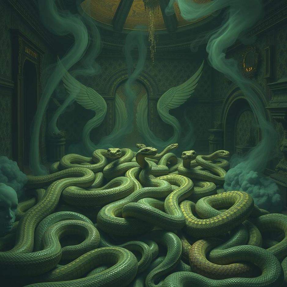 Dream : Room full of snakes in a dream