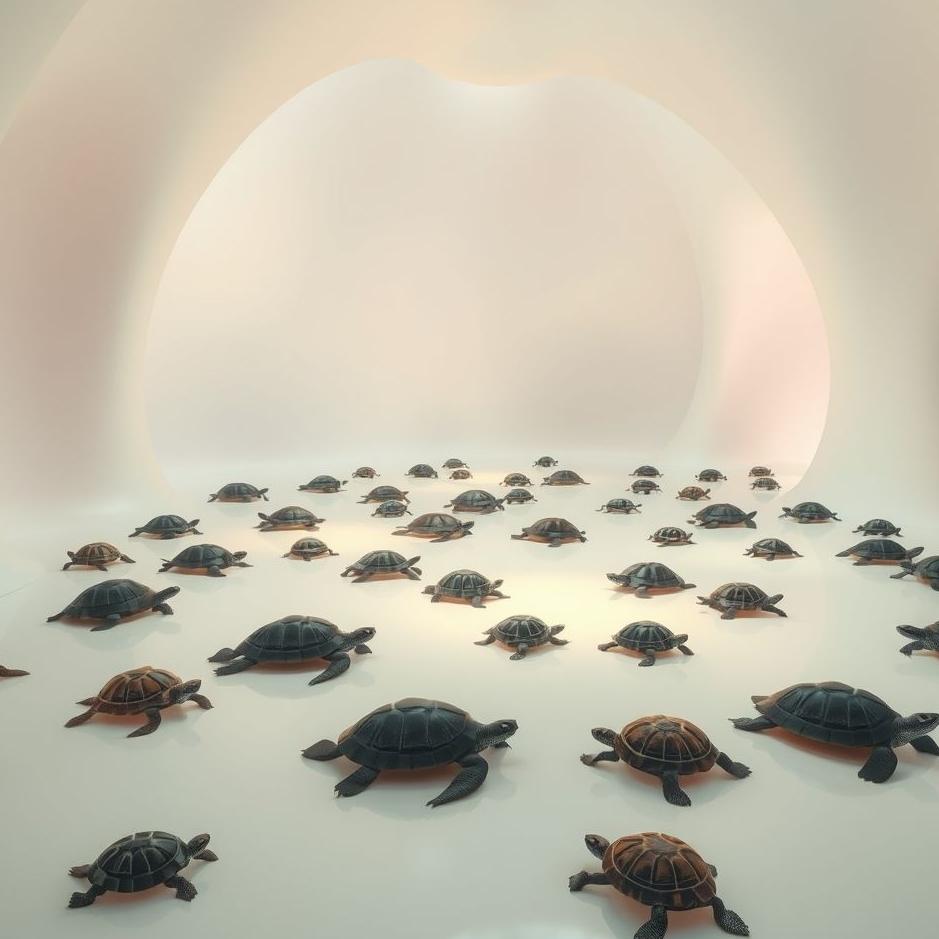 Dream : Room full of turtles in a dream
