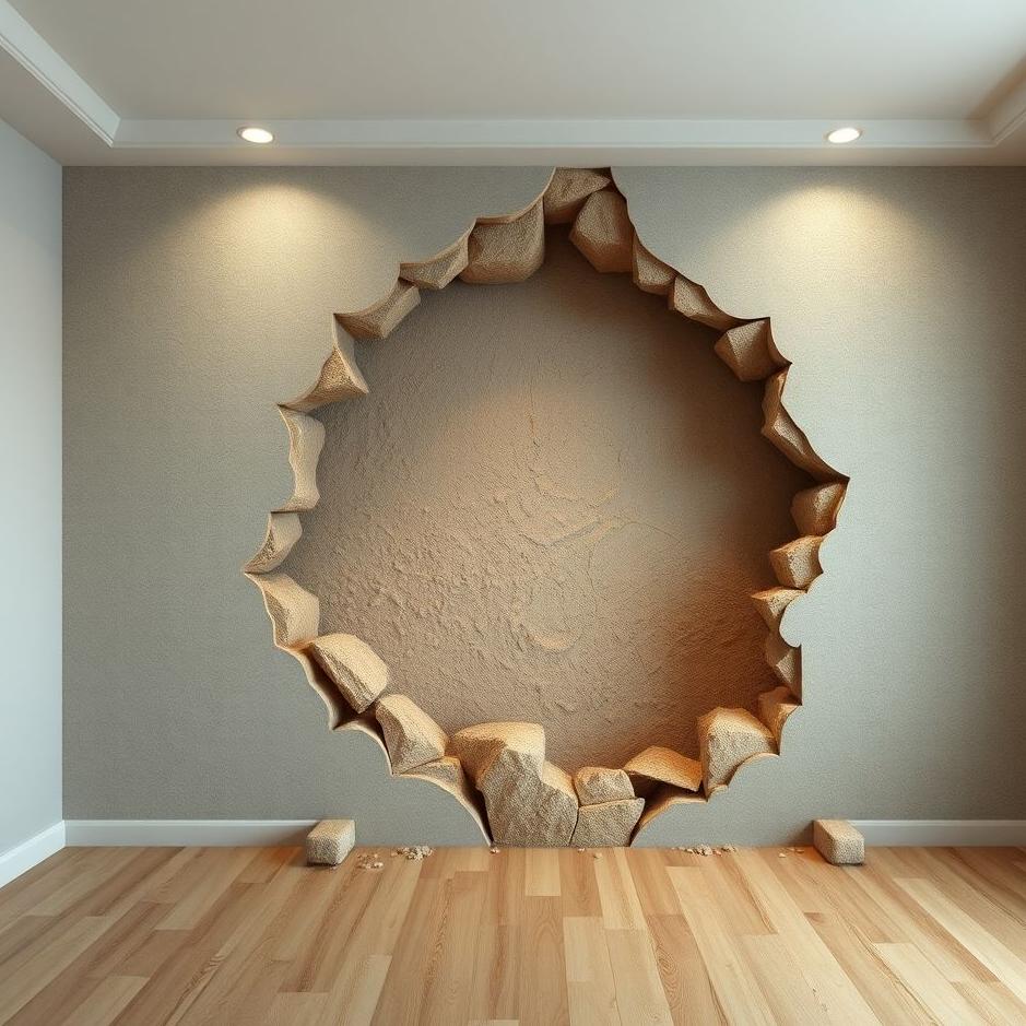 Dream : Room wall collapsing in a dream