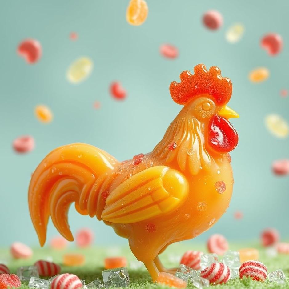 Dream : Rooster candy in a dream