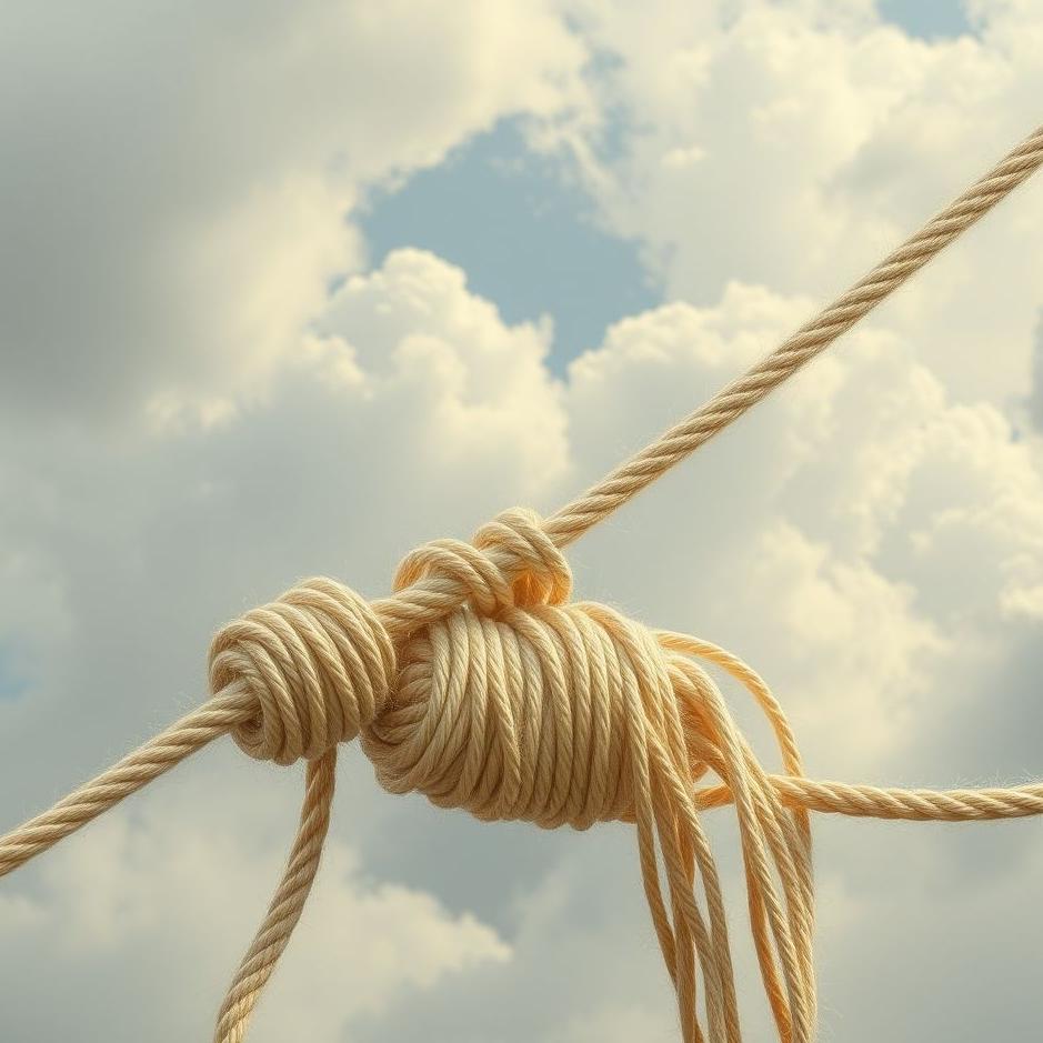 Dream : Rope and knitting in a dream