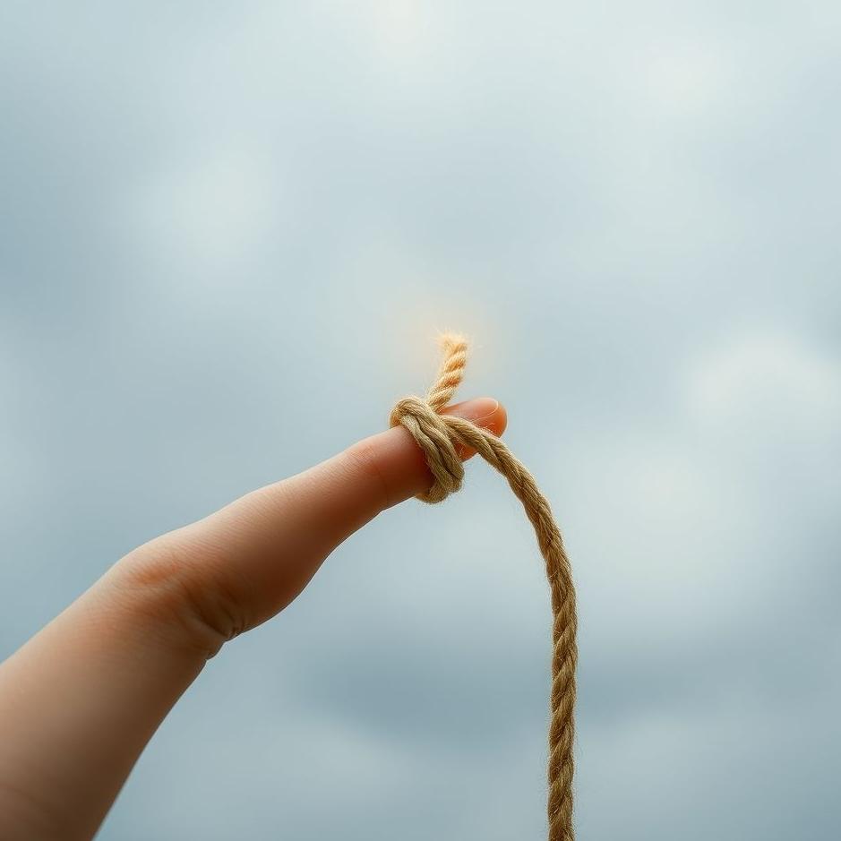 Dream : Rope on a finger in a dream