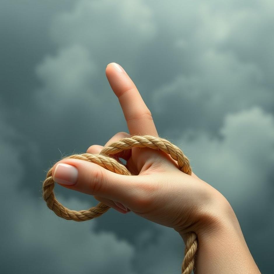 Dream : Rope wrapped around a finger in a dream