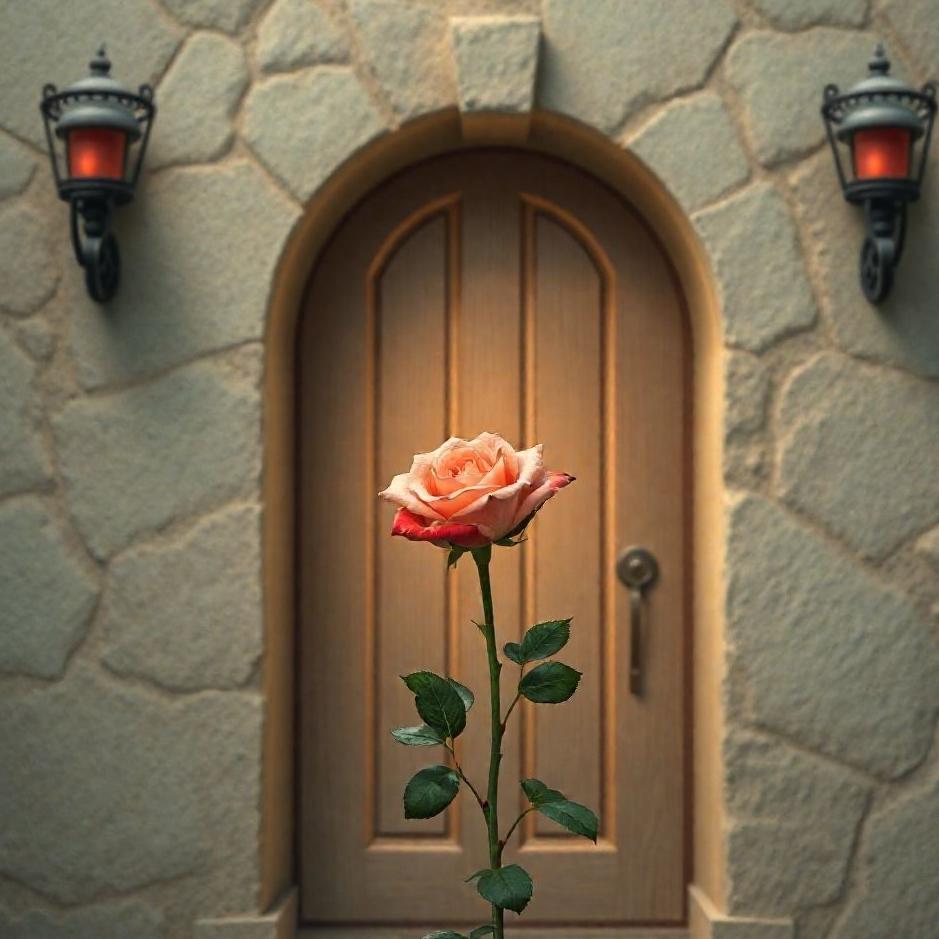 Dream : Rose at the door in a dream