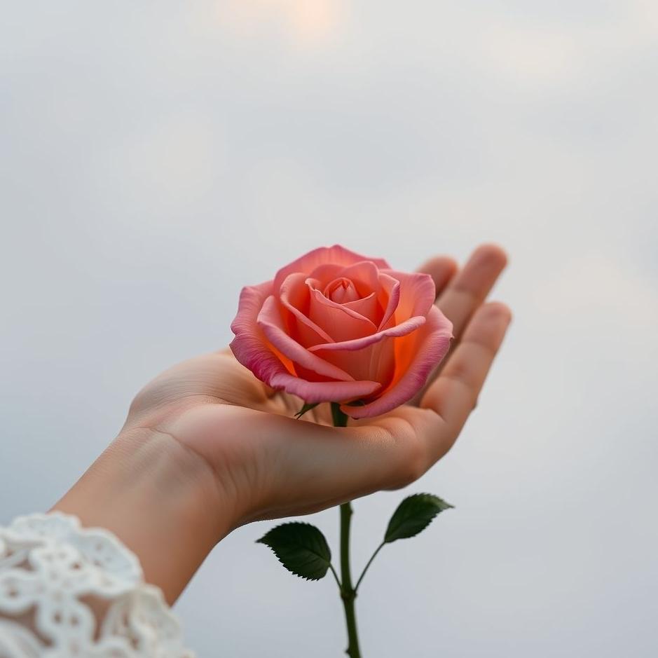 Dream : Rose in your lover's hand in your dream
