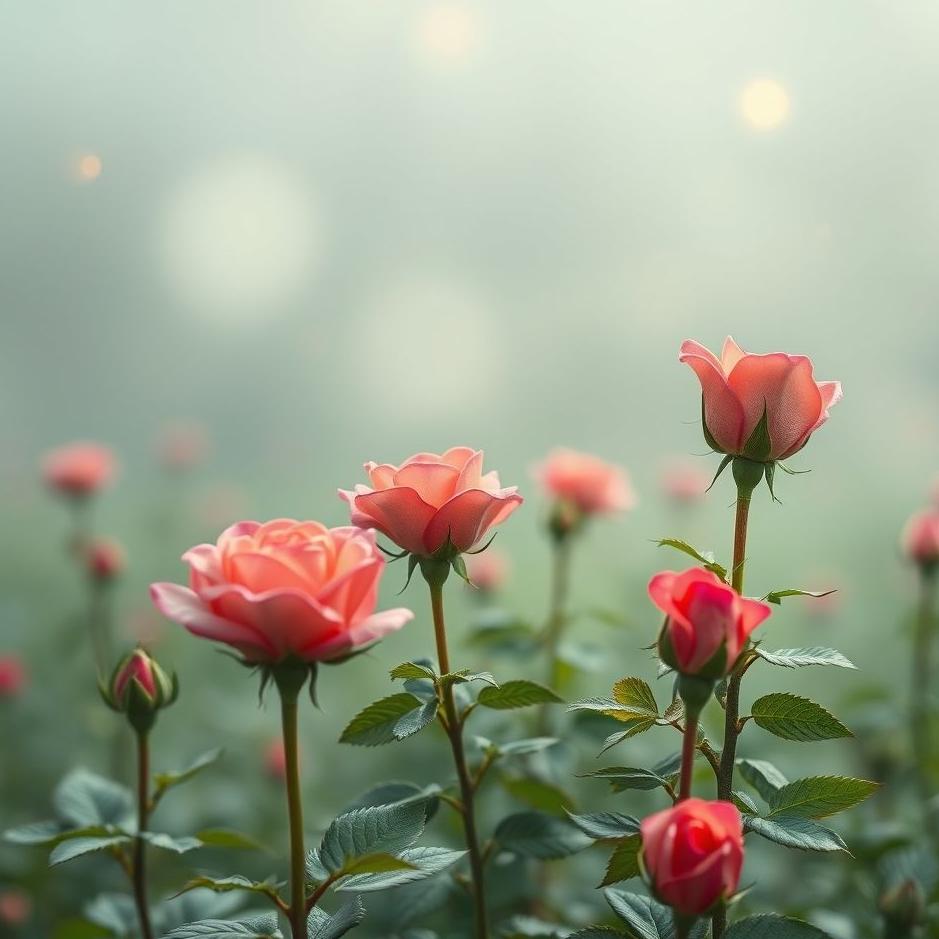 Dream : Rose saplings in a dream