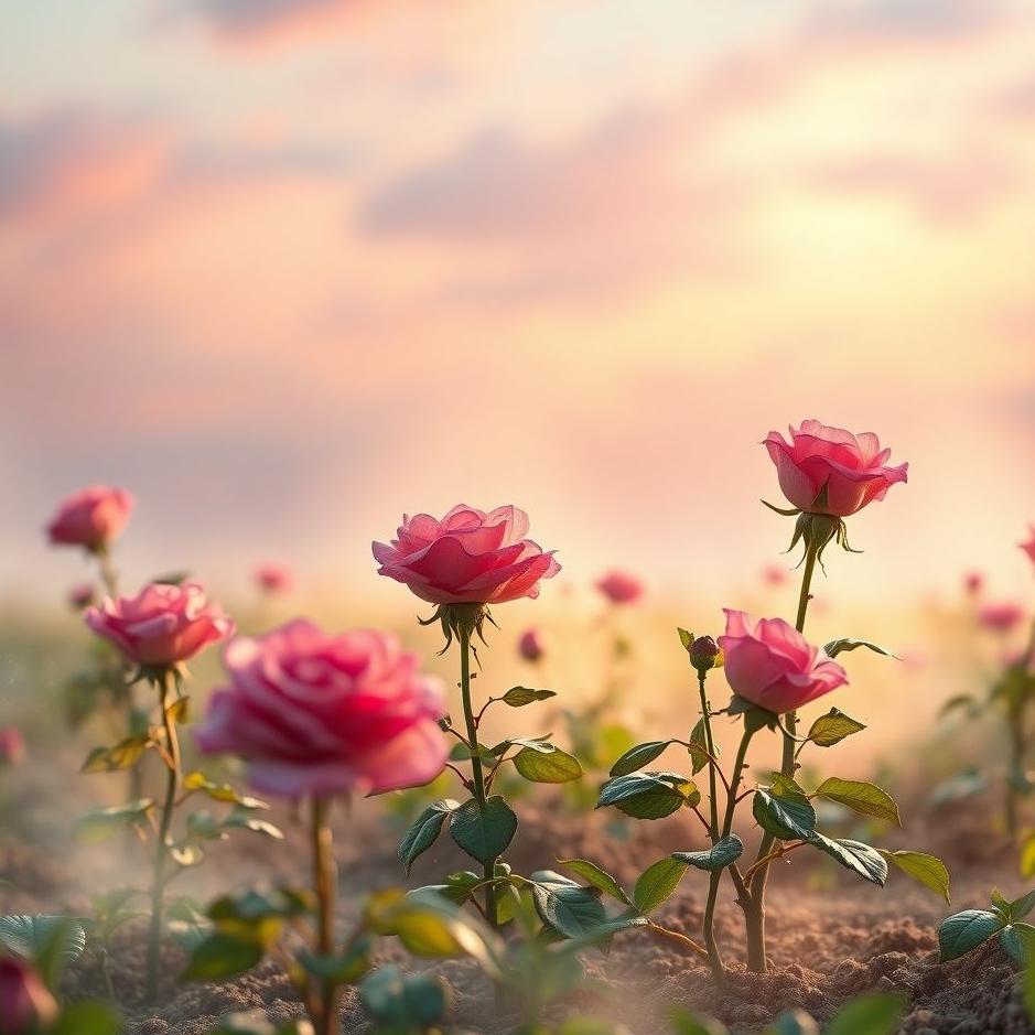 Dream : Roses being planted in a dream