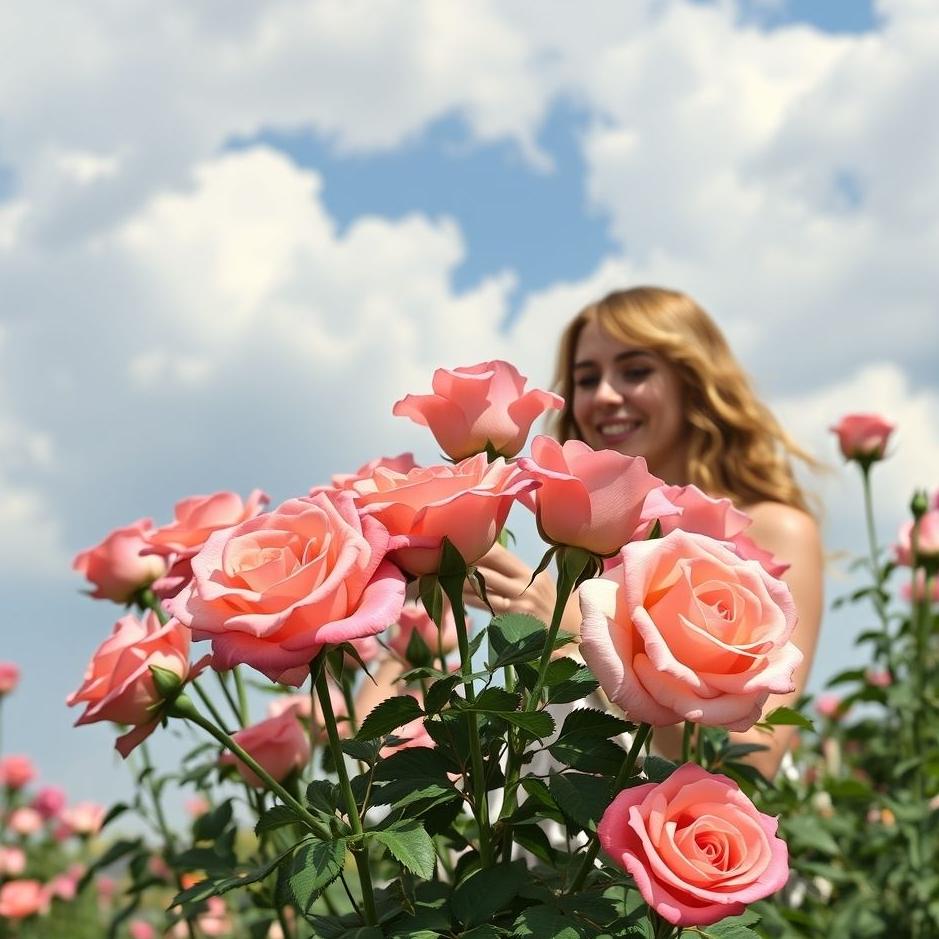 Dream : Roses with friends in the dream