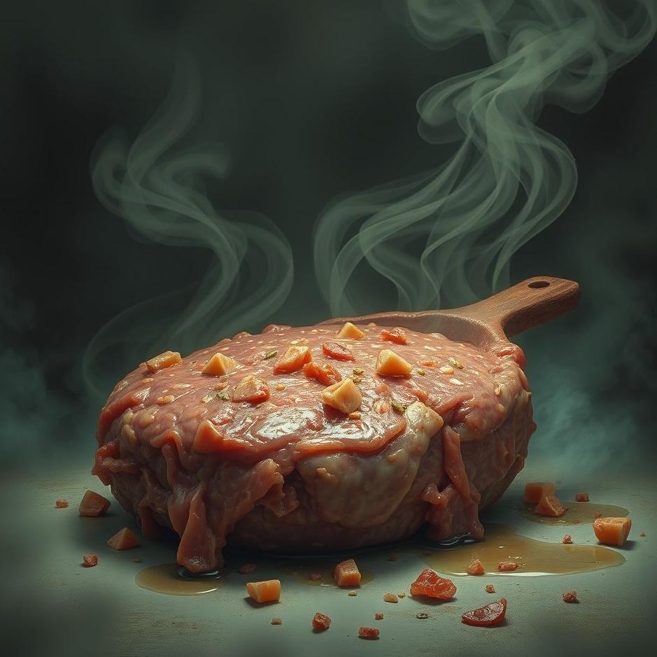 Dream : Rotten minced meat in a dream