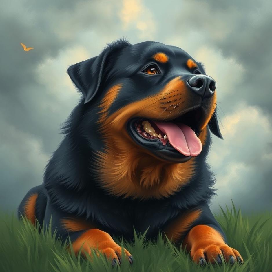 Dream : Rottweiler in a dream