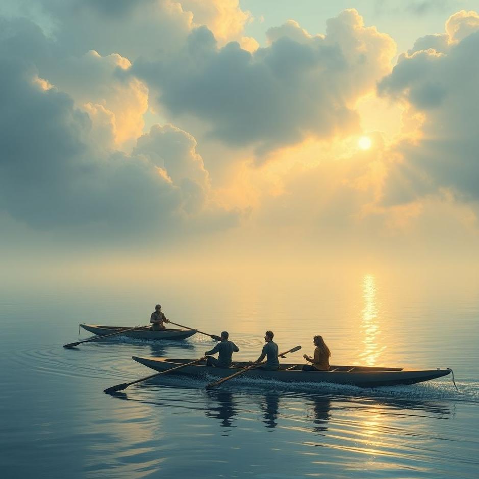 Dream : Rowing race in a dream