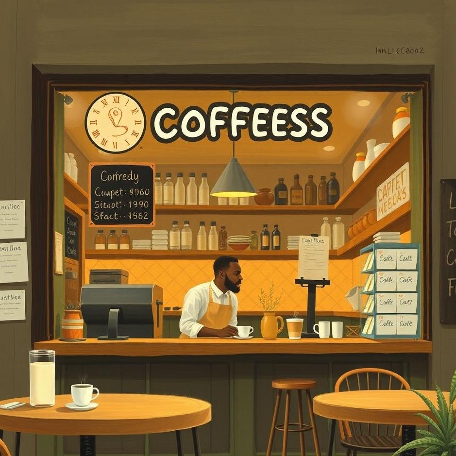 Dream : Running a coffeehouse in a dream