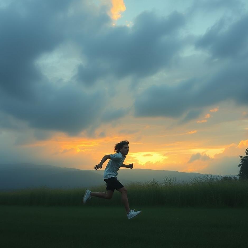 Dream : Running and crying in a dream