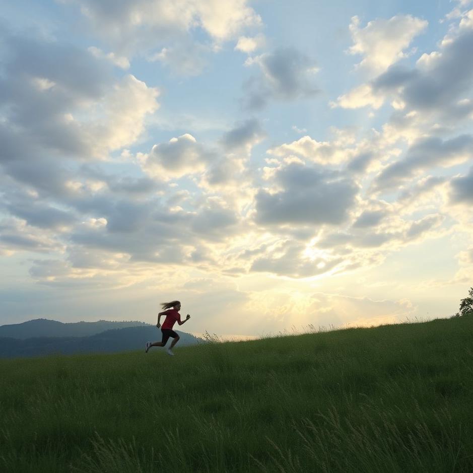 Dream : Running and falling in a dream