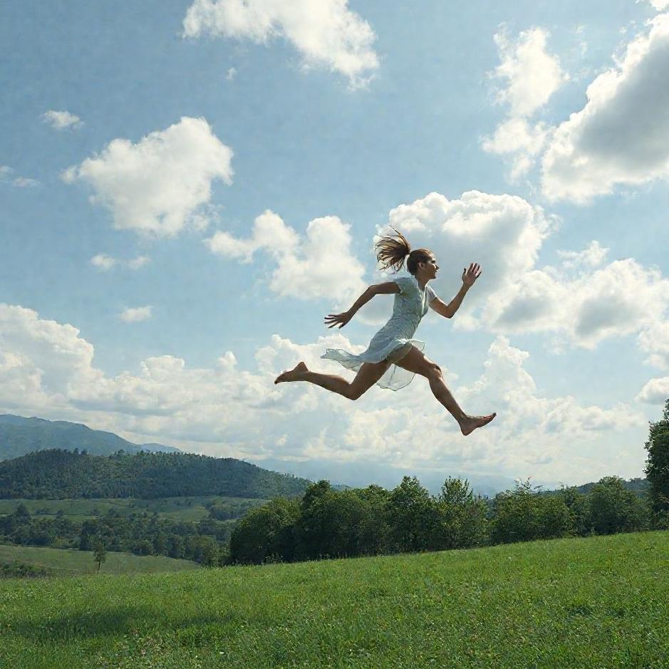 Dream : Running and flying in a dream