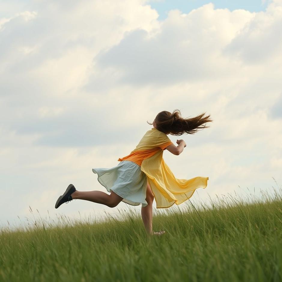 Dream : Running and hugging in a dream