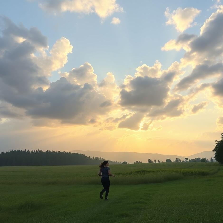 Dream : Running and walking in a dream