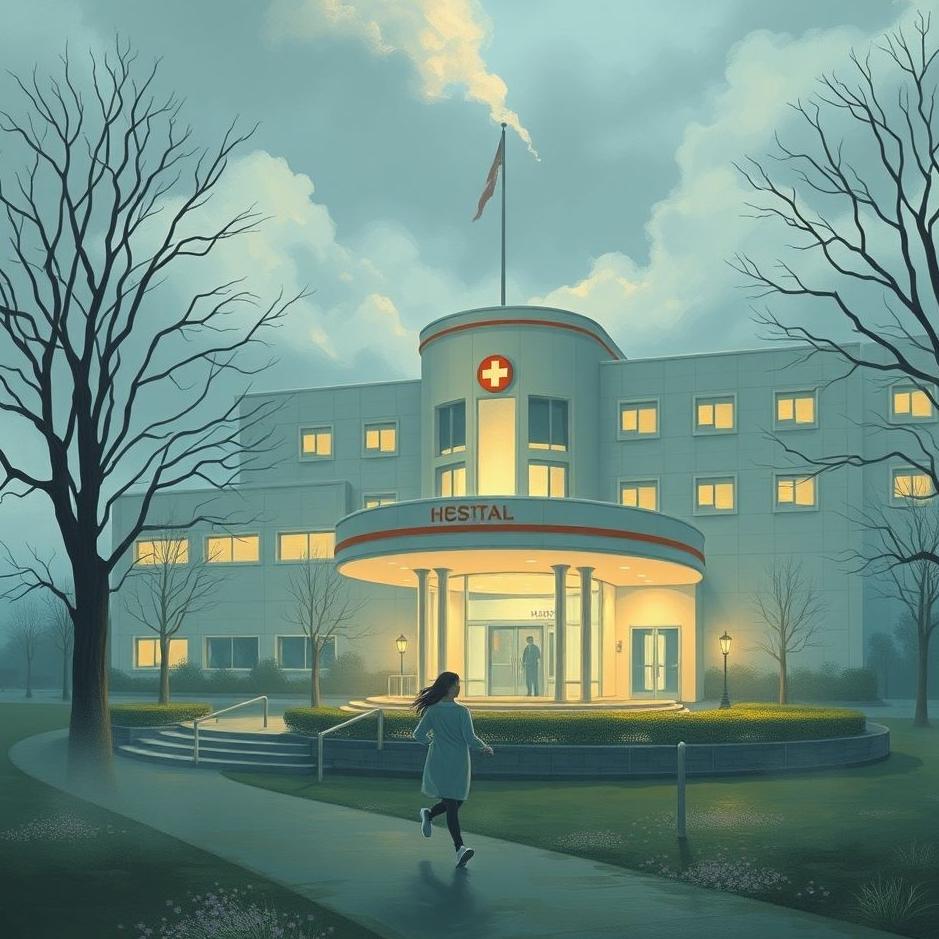 Dream : Running around the hospital in a dream