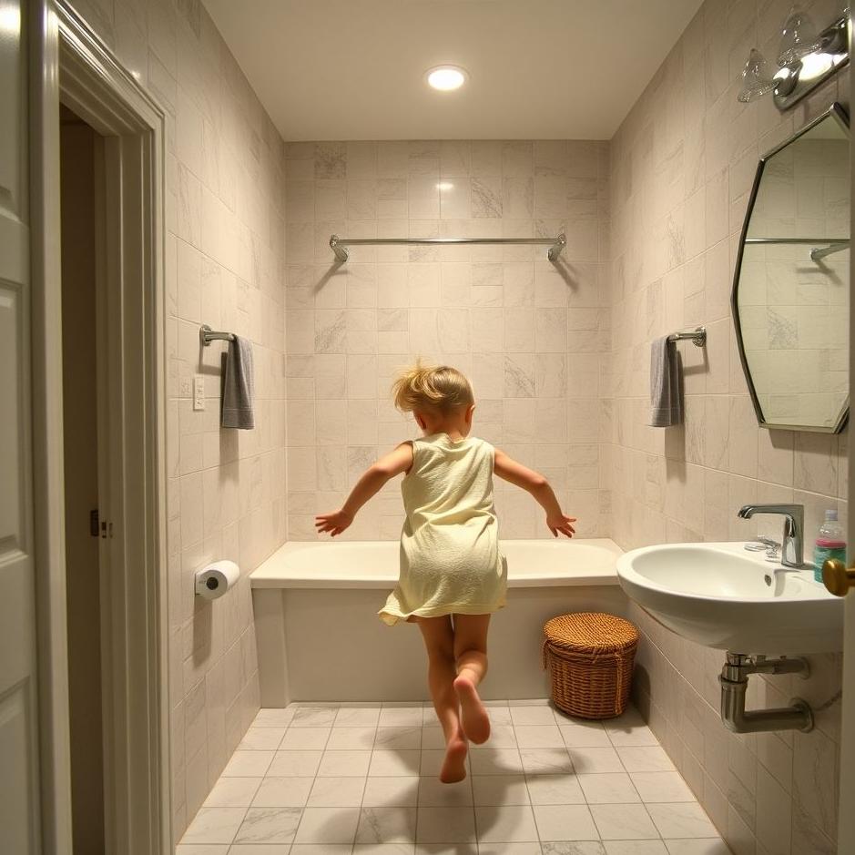 Dream Dictionary : Running away from a bathroom 