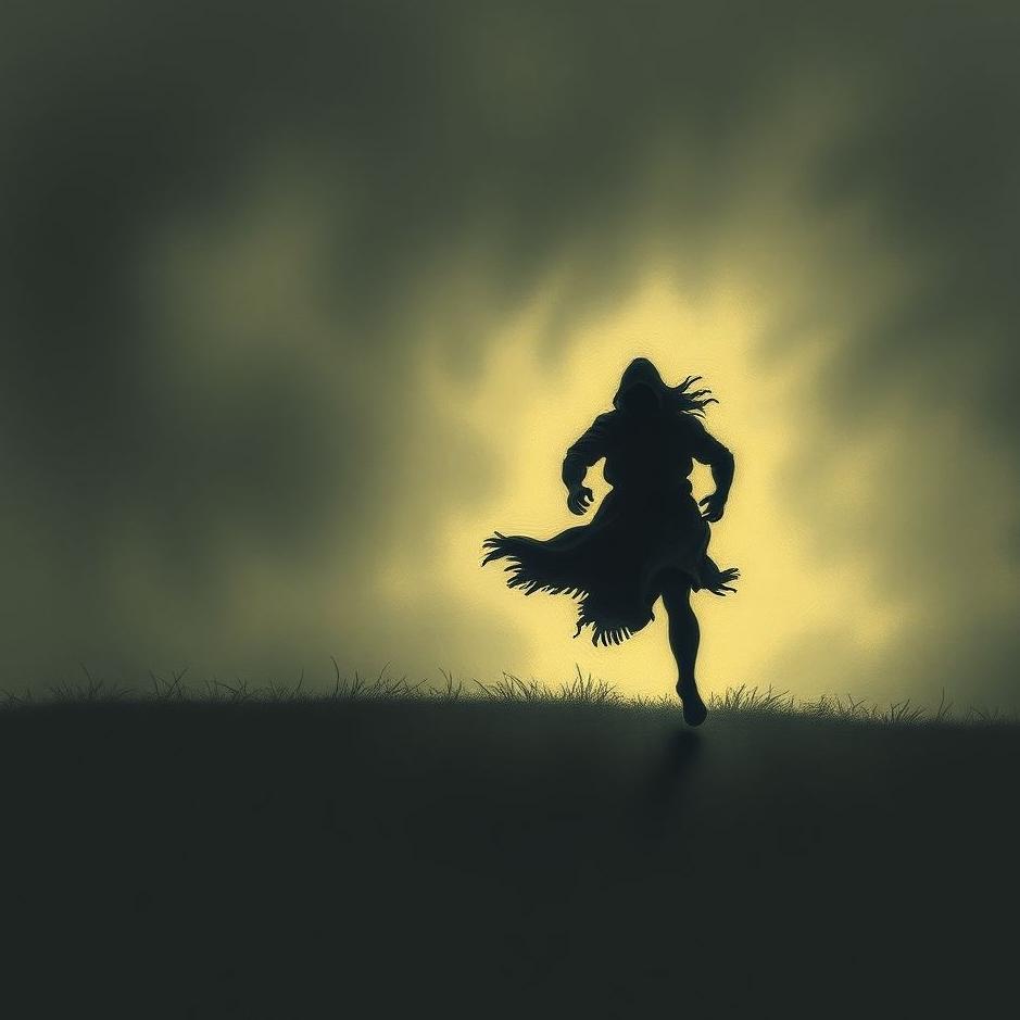 Dream : Running away from a black shadow in a dream